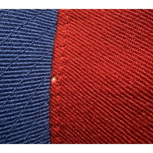 KU Adidas NCAA Kansas University Jayhawks Wool Crimson Blue Hat Fitted‎ 7 3/4 - Picture 8 of 16